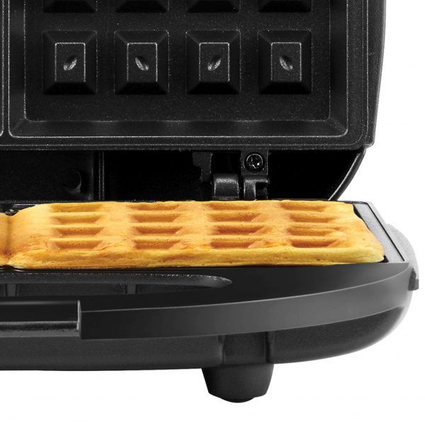 Waffle Maker with Non-Stick Plates, 760W Waffle Maker with Indicator  Lights,Cool Touch Handles, Perfect for Make Breakfast, Snacks