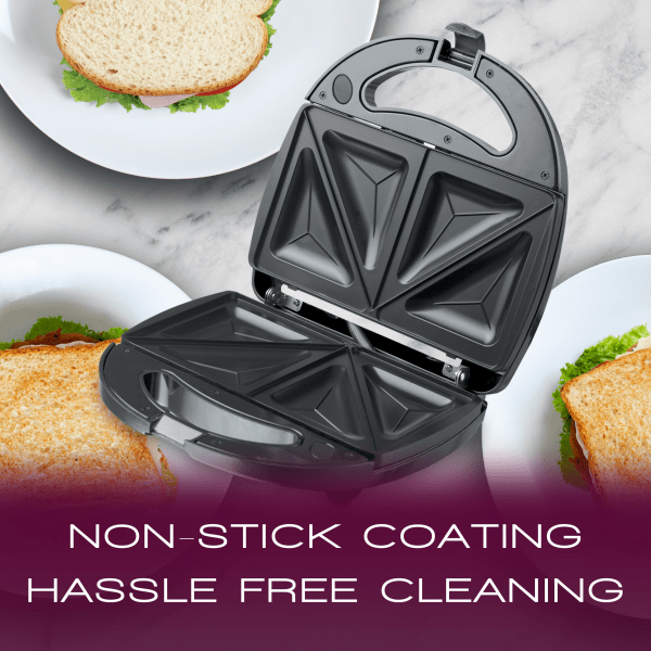 Continental 2-Slice Sandwich Maker Black, 2-Slice - Kroger